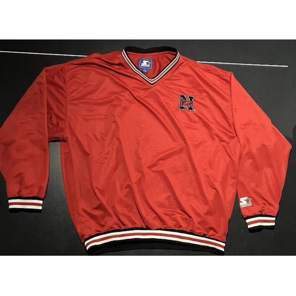 Men’s Size XL Starter Nebraska CornHuskers Pullover Jacket